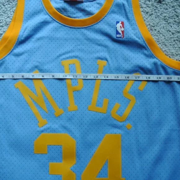 NWT Shaquille O'Neal Los Angeles Lakers Mitchell & Ness MPLS Jersey Large - Picture 11 of 11
